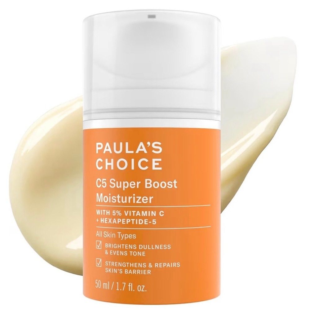 Paula 's Choice C5 Super Boost Moisturizer Vitamin C Brightens Anti-Aging 1.7 Oz